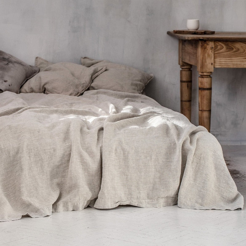 Luxe Comfort Pure French Linen Flat Sheets