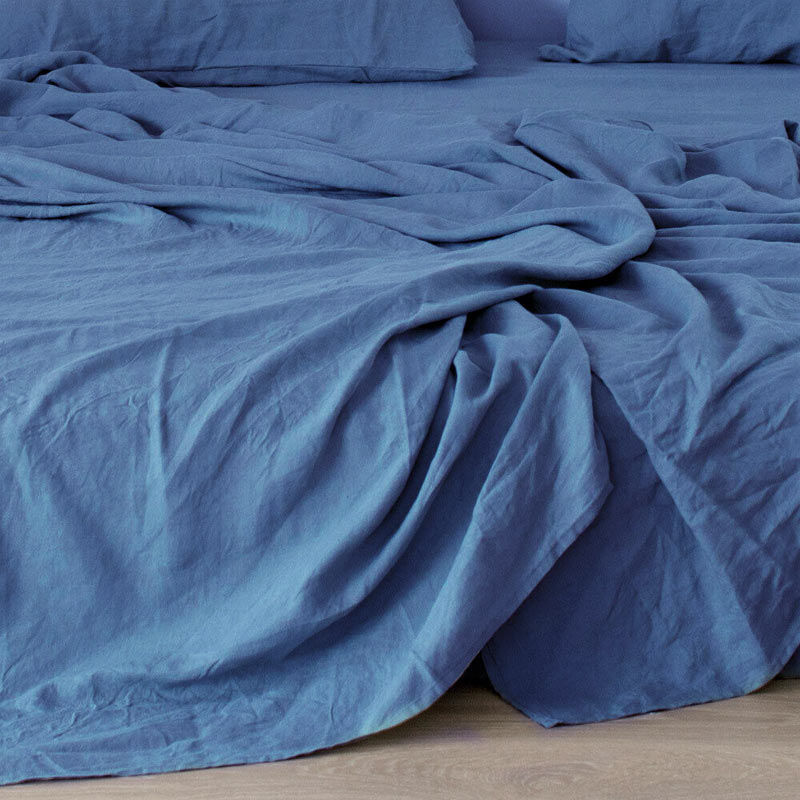 Luxe Comfort Pure French Linen Flat Sheets