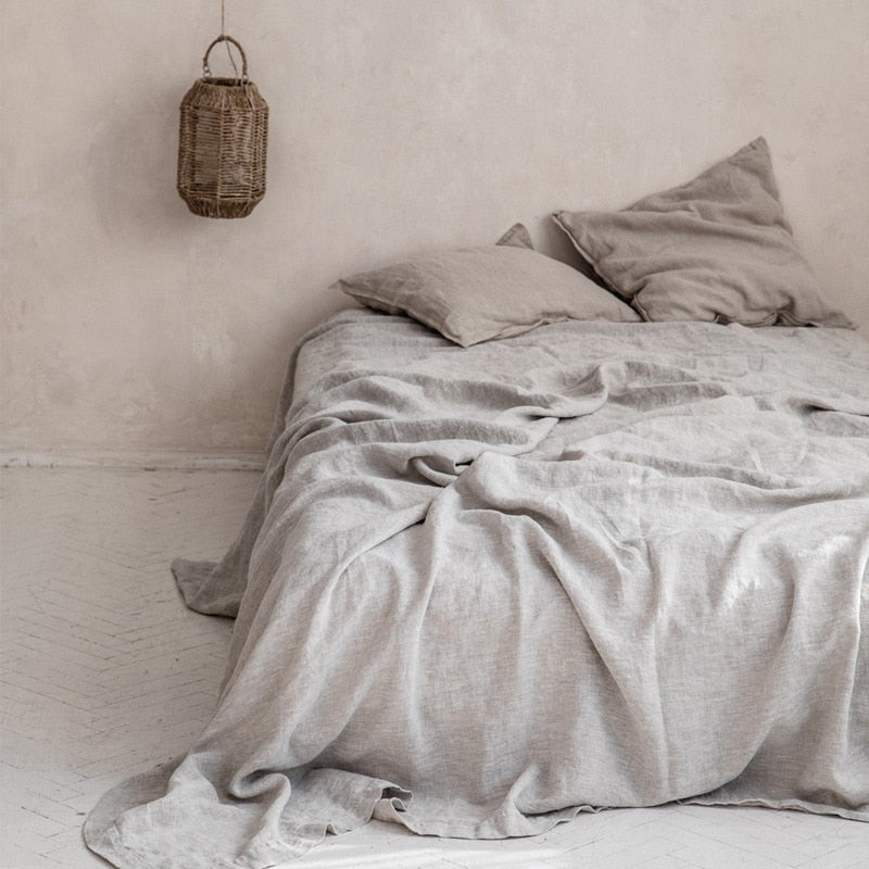 Luxe Comfort Pure French Linen Flat Sheets