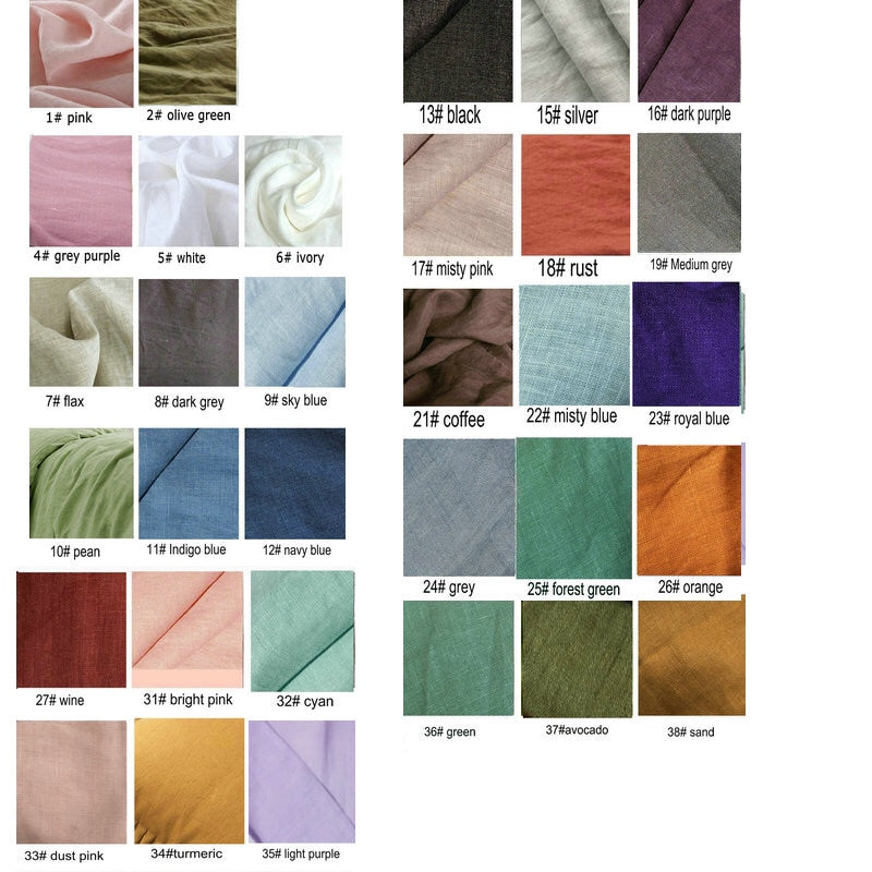 Natural Linen Bed Sheet Set