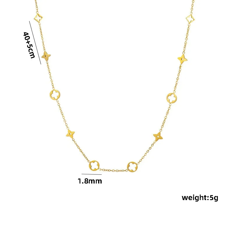 CloverGlow Choker Necklace
