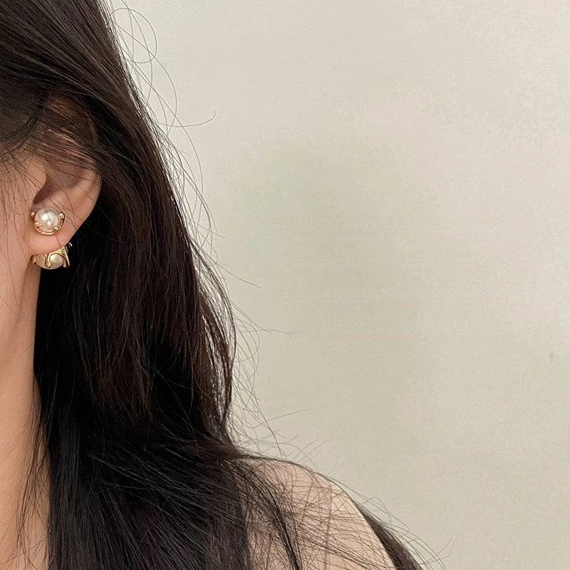 Sleek Edge: Modern Stud Earrings for the Contemporary Soul