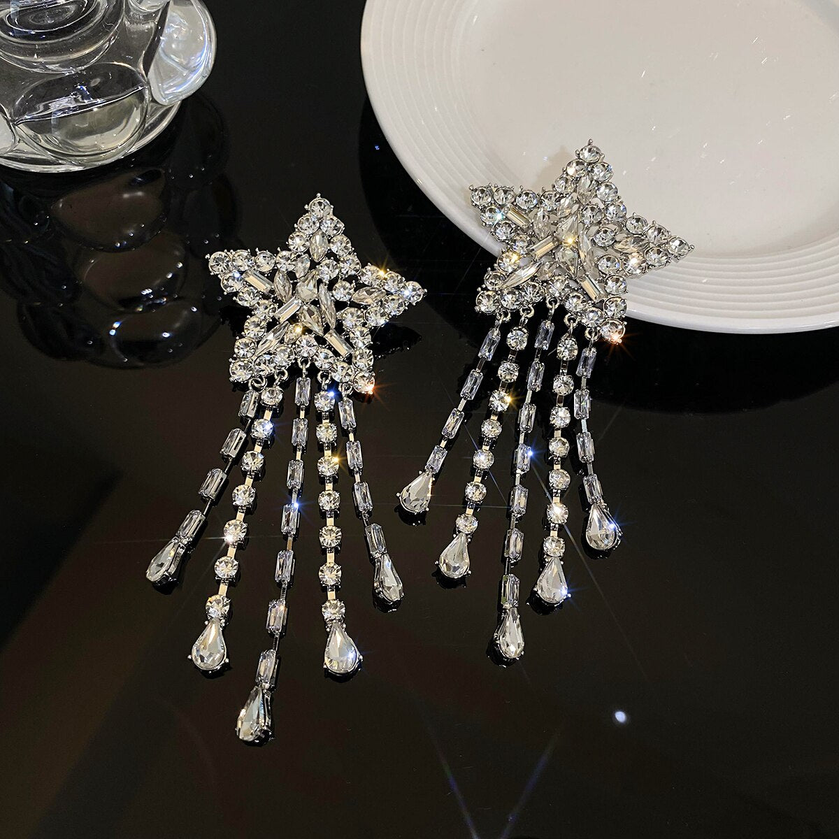 Star Tassel Earrings