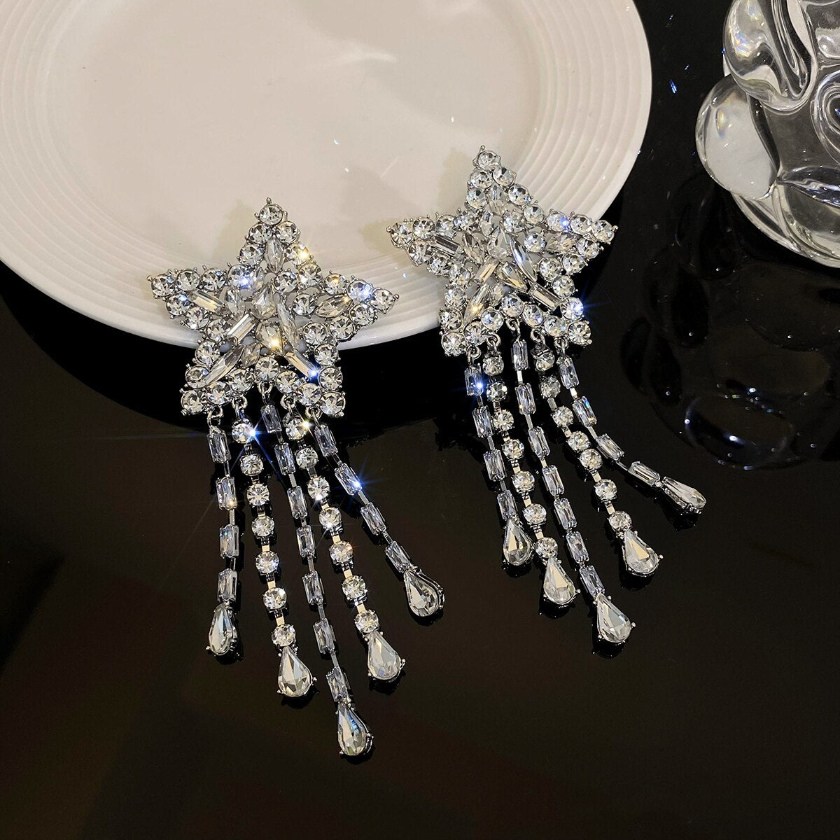 Star Tassel Earrings