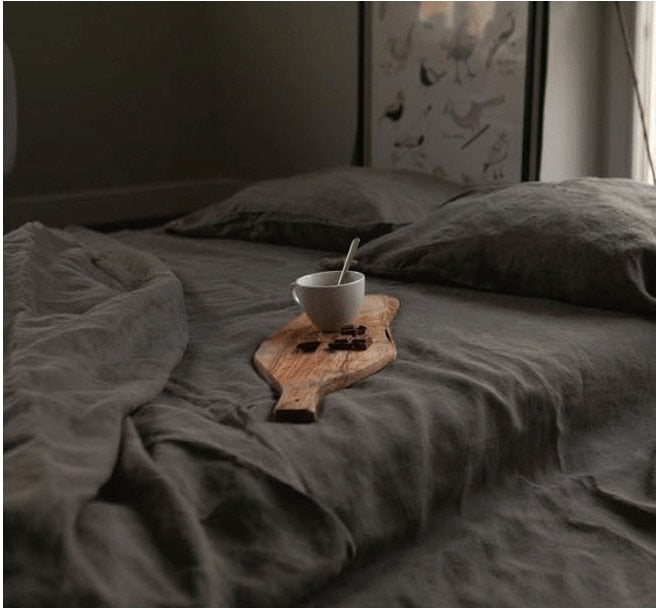 Luxe Comfort Pure French Linen Flat Sheets
