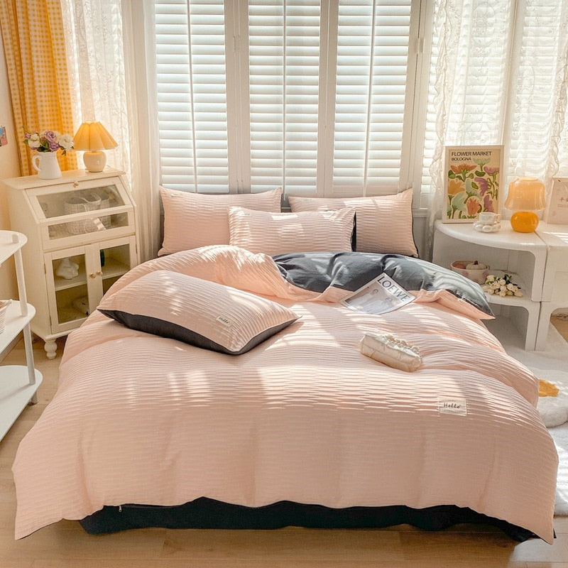 Sky Comfort: Cloud Bubble 4-Piece Bedding Set