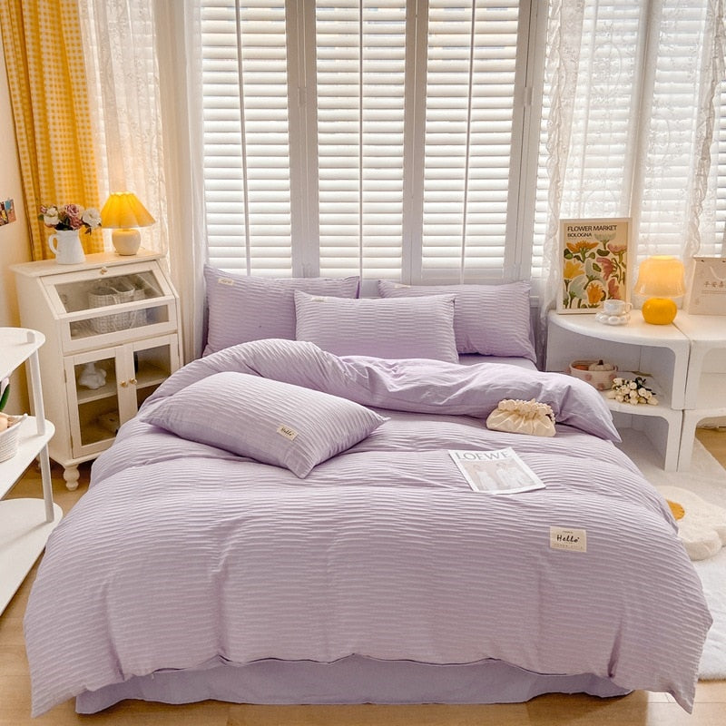 Sky Comfort: Cloud Bubble 4-Piece Bedding Set