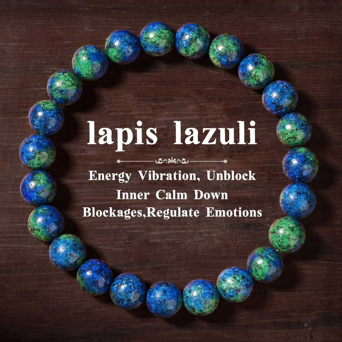 Intention Bracelet — Natural Stone Beads for Money, Love, Protection, Calm