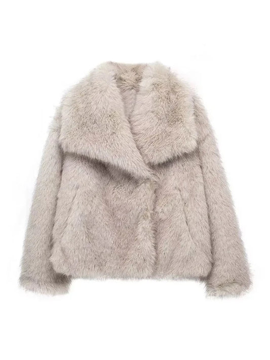 Warm Plush Fur Coat