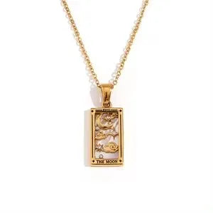 Tarot Card Pendant — The Sun, The Moon, The Star, The Lovers