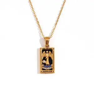 Tarot Card Pendant — The Sun, The Moon, The Star, The Lovers