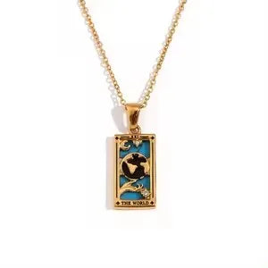 Tarot Card Pendant — The Sun, The Moon, The Star, The Lovers