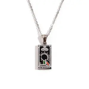 Tarot Card Pendant — The Sun, The Moon, The Star, The Lovers