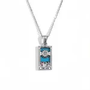 Tarot Card Pendant — The Sun, The Moon, The Star, The Lovers