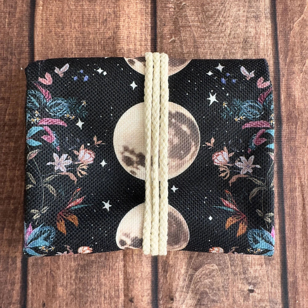 Lunar Phase Tarot Wrap — Deck Holder & Reading Cloth
