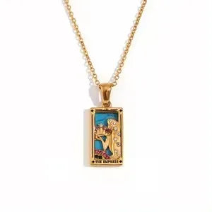 Tarot Card Pendant — The Sun, The Moon, The Star, The Lovers