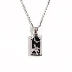 Tarot Card Pendant — The Sun, The Moon, The Star, The Lovers