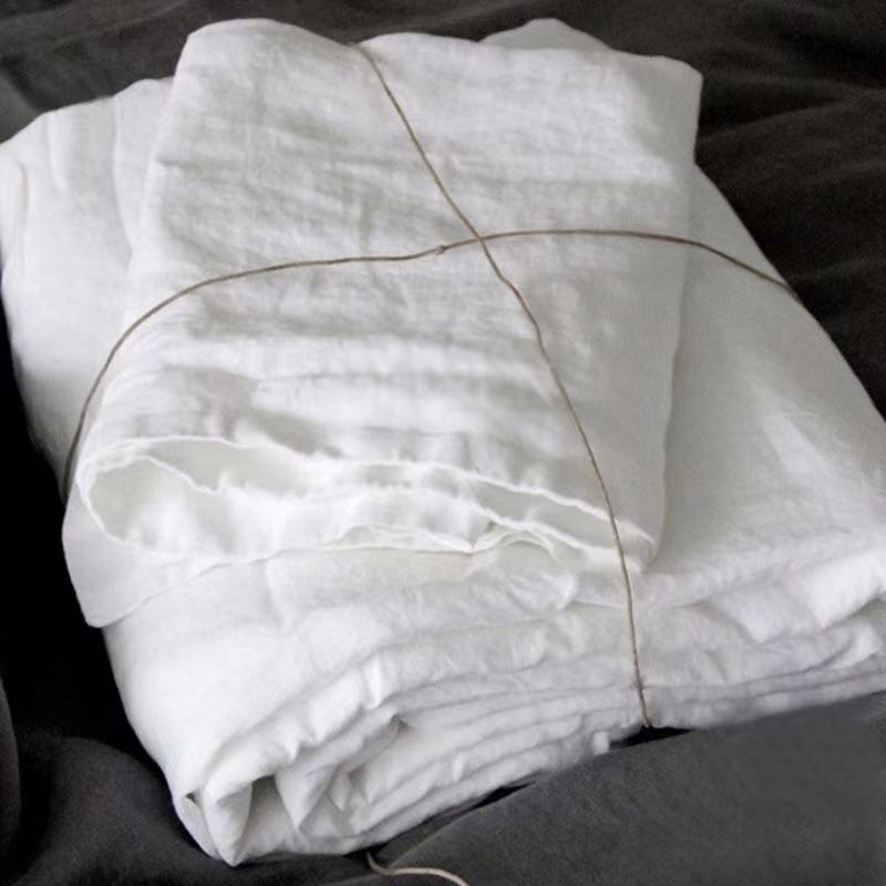 Natural Linen Bed Sheet Set