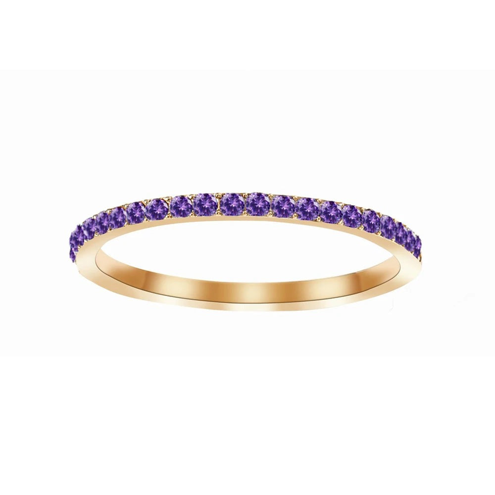 Birthstone Ring — Your Month's Stone in Gold, Rose Gold or Silver