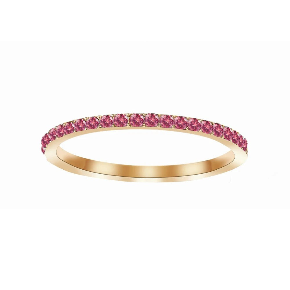 Birthstone Ring — Your Month's Stone in Gold, Rose Gold or Silver