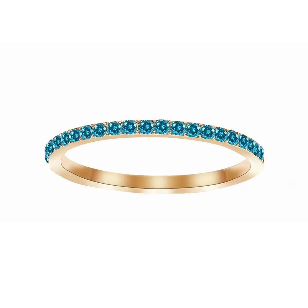 Birthstone Ring — Your Month's Stone in Gold, Rose Gold or Silver