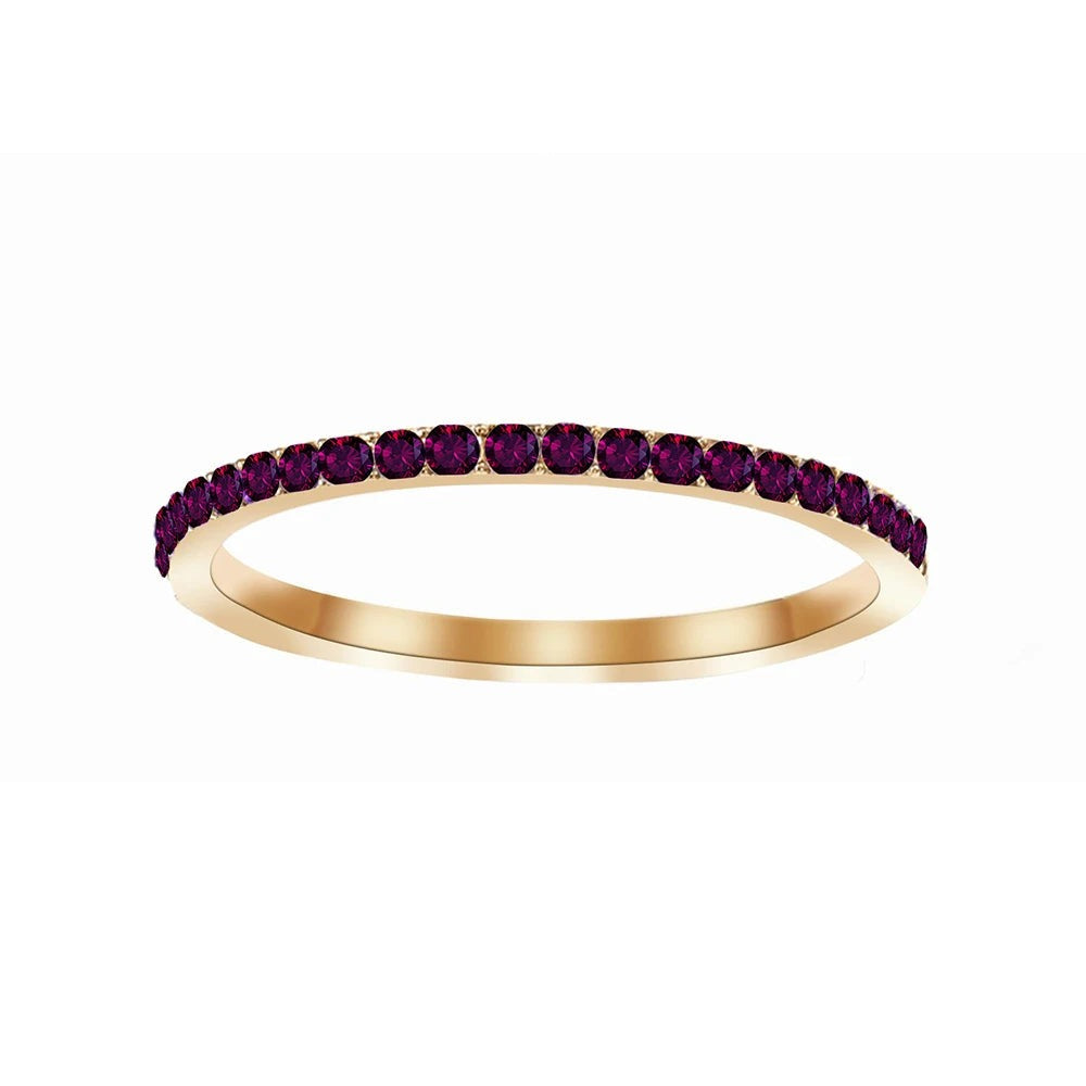 Birthstone Ring — Your Month's Stone in Gold, Rose Gold or Silver