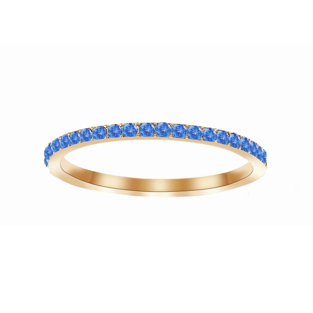 Birthstone Ring — Your Month's Stone in Gold, Rose Gold or Silver